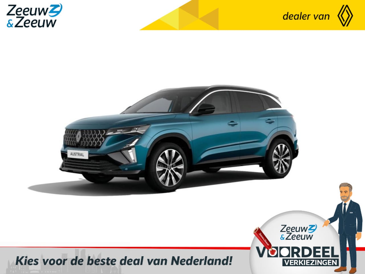 Renault Austral - E-Tech full hybrid 200 Techno * NIEUW MODEL * TE BESTELLEN * NU MET € 2000,- KORTING * - AutoWereld.nl