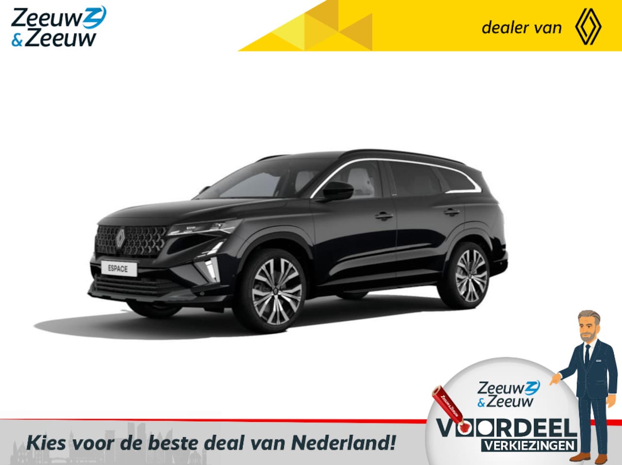 Renault Espace - E-Tech full hybrid 200 iconic 7p. Nieuw model | 1x Snel leverbaar met € 2000,- korting! | - AutoWereld.nl