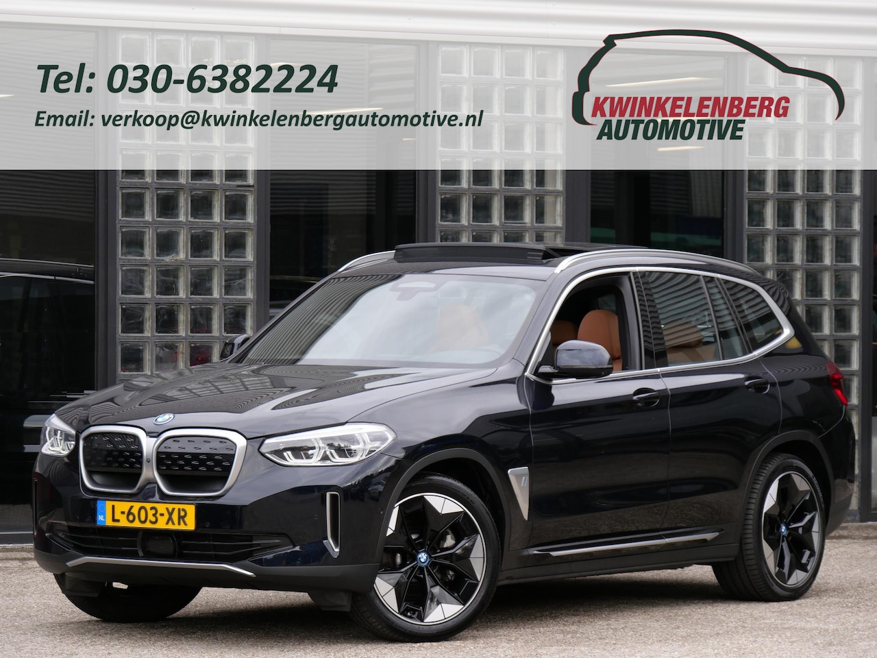 BMW iX3 - HIGH EXECUTIVE 80kWh/ HUD/ PANORAMADAK/ LEER/ 360°CAMERA/ - AutoWereld.nl