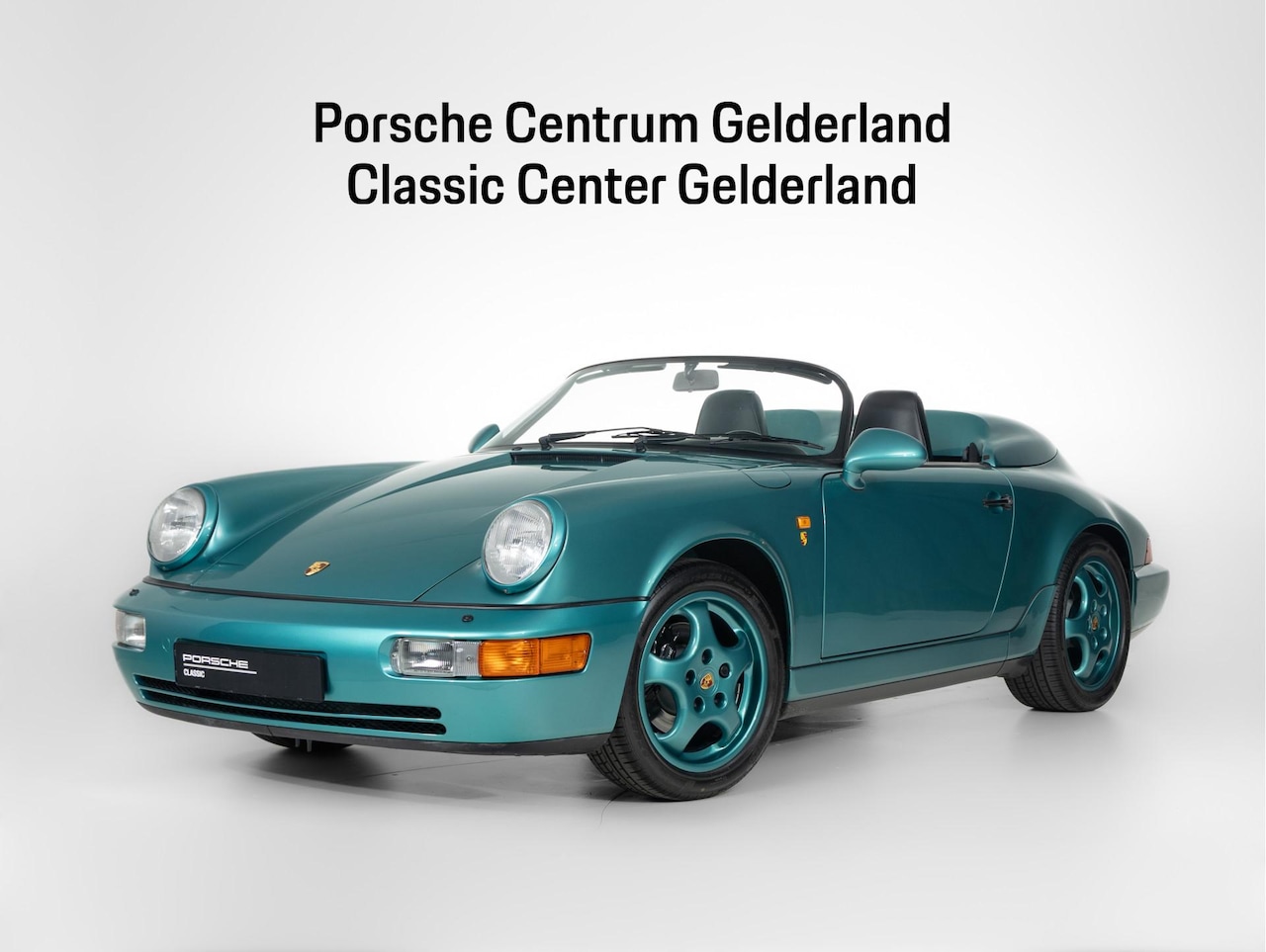 Porsche 911 Speedster - 964 1 of 7 in Wimbledon Green - AutoWereld.nl