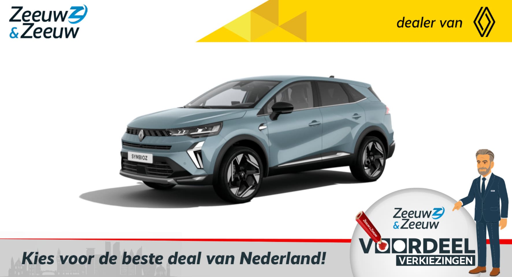 Renault Symbioz - E-Tech hybrid 145 iconic | Nu leverbaar met €2.000,- EXTRA Zeeuw & Zeeuw voorraadkorting e - AutoWereld.nl
