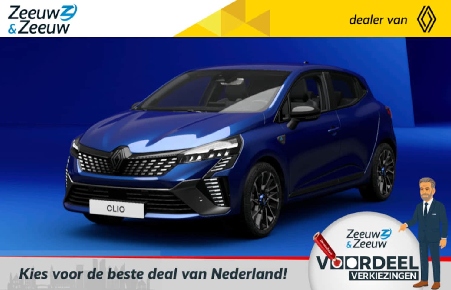 Renault Clio - E-Tech Full Hybrid 145 Esprit Alpine | Nu leverbaar met €2.000,- EXTRA Zeeuw & Zeeuw voorr - AutoWereld.nl