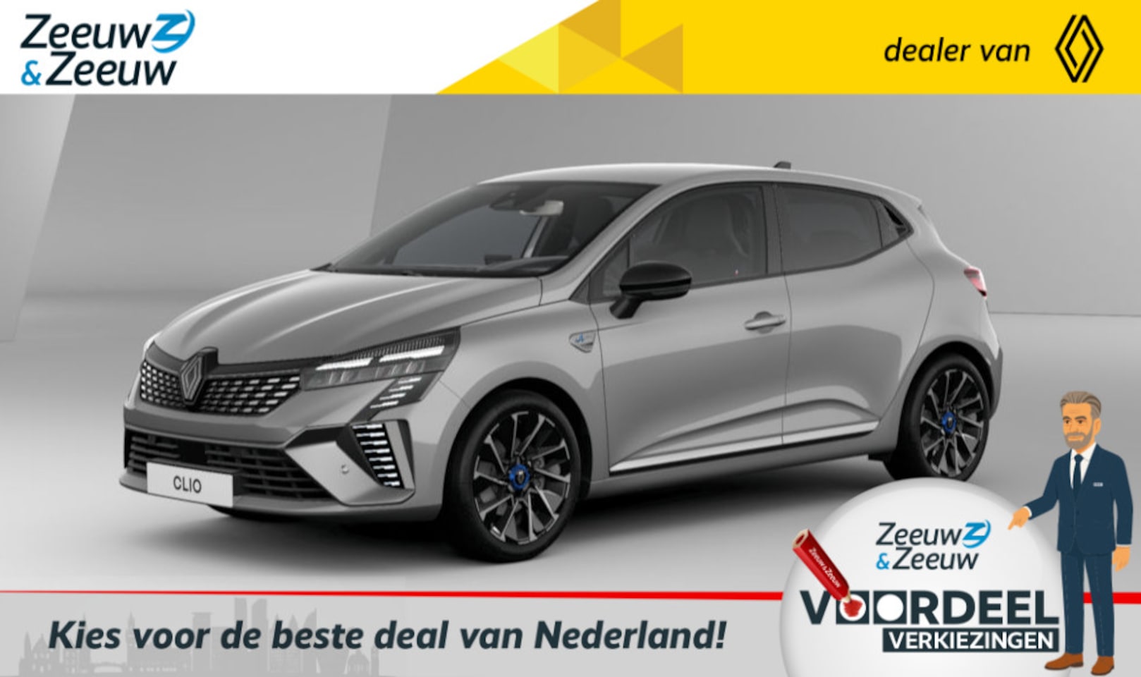 Renault Clio - E-Tech Full Hybrid 145 Esprit Alpine | Nu leverbaar met €2.000,- EXTRA Zeeuw & Zeeuw voorr - AutoWereld.nl