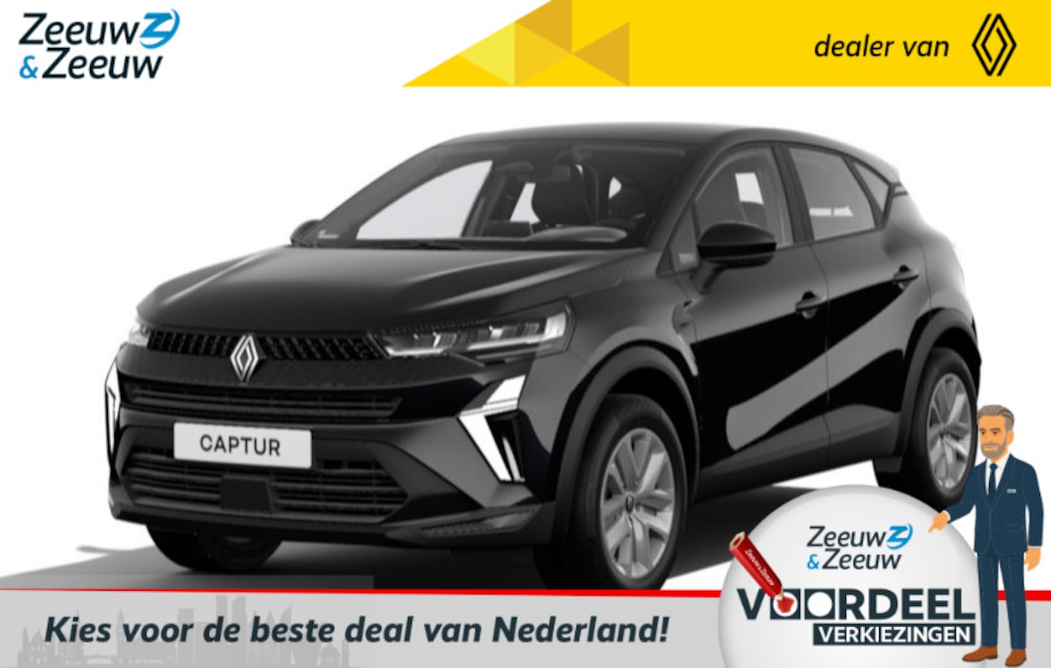 Renault Captur - 1.6 E-Tech full hybrid 160 Evolution | NIEUW TE BESTELLEN NU MET €3.000,- SALE & SALE KORT - AutoWereld.nl