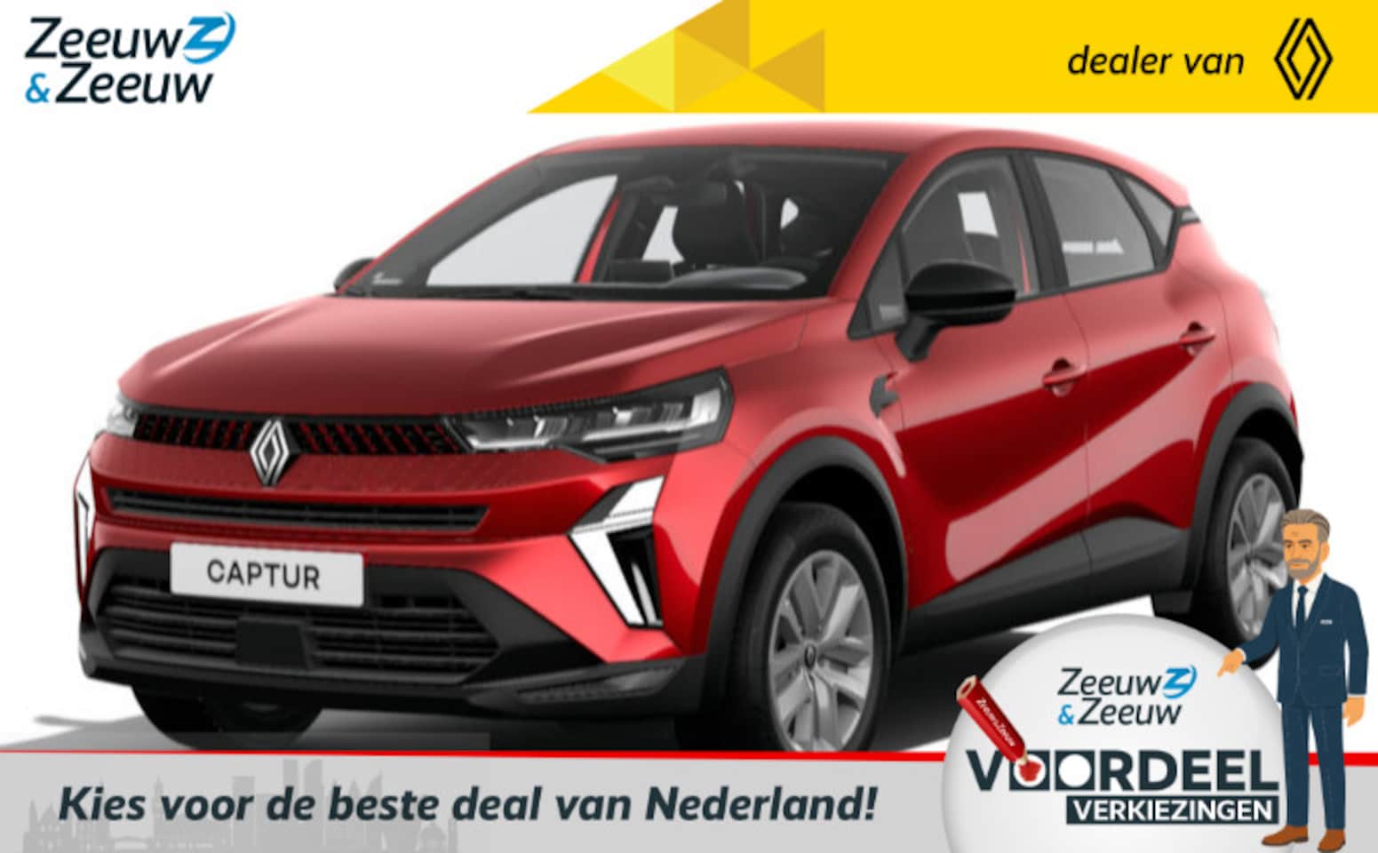 Renault Captur - 1.6 E-Tech full hybrid 160 Evolution | NIEUW TE BESTELLEN NU MET €3.000,- SALE & SALE KORT - AutoWereld.nl