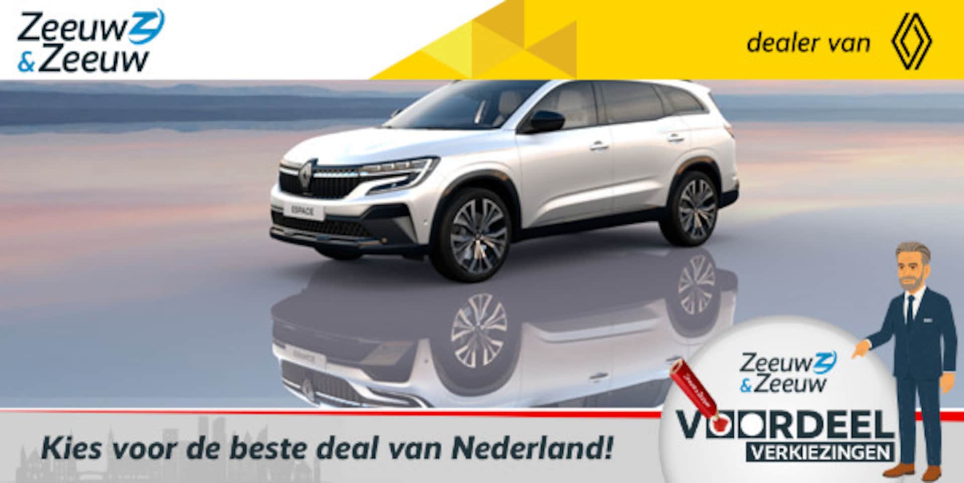 Renault Espace - E-Tech full hybrid 200 iconic 7p. Renault Espace E-Tech Hybrid 200 iconic 7p. NIEUW TE BES - AutoWereld.nl