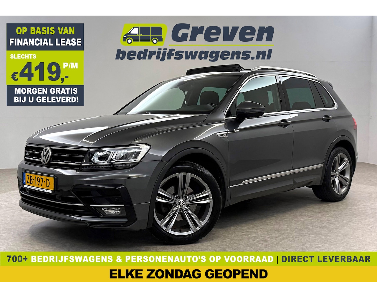 Volkswagen Tiguan - 1.5 TSI ACT R-line 150PK | Pano | Virtual | Carplay | Trekh. | Keyless | Adaptive Cruise | - AutoWereld.nl