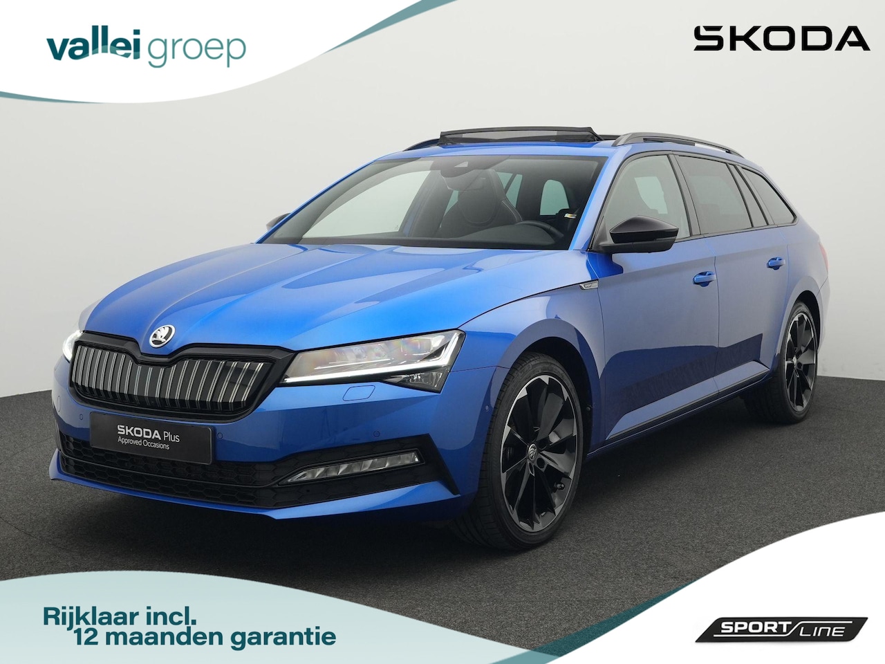Skoda Superb Combi - 1.4 TSI iV 218 pk DSG Sportline Business | Panoramadak | Trekhaak | Dynamic Chassis Contro - AutoWereld.nl