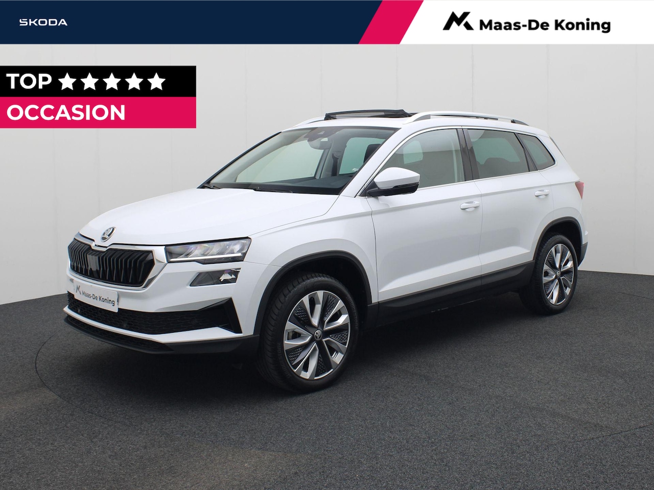 Skoda Karoq - 1.5TSI/150PK DSG Business Edition · Panoramadak · Parkeersensoren + Camera · App-Connect · - AutoWereld.nl