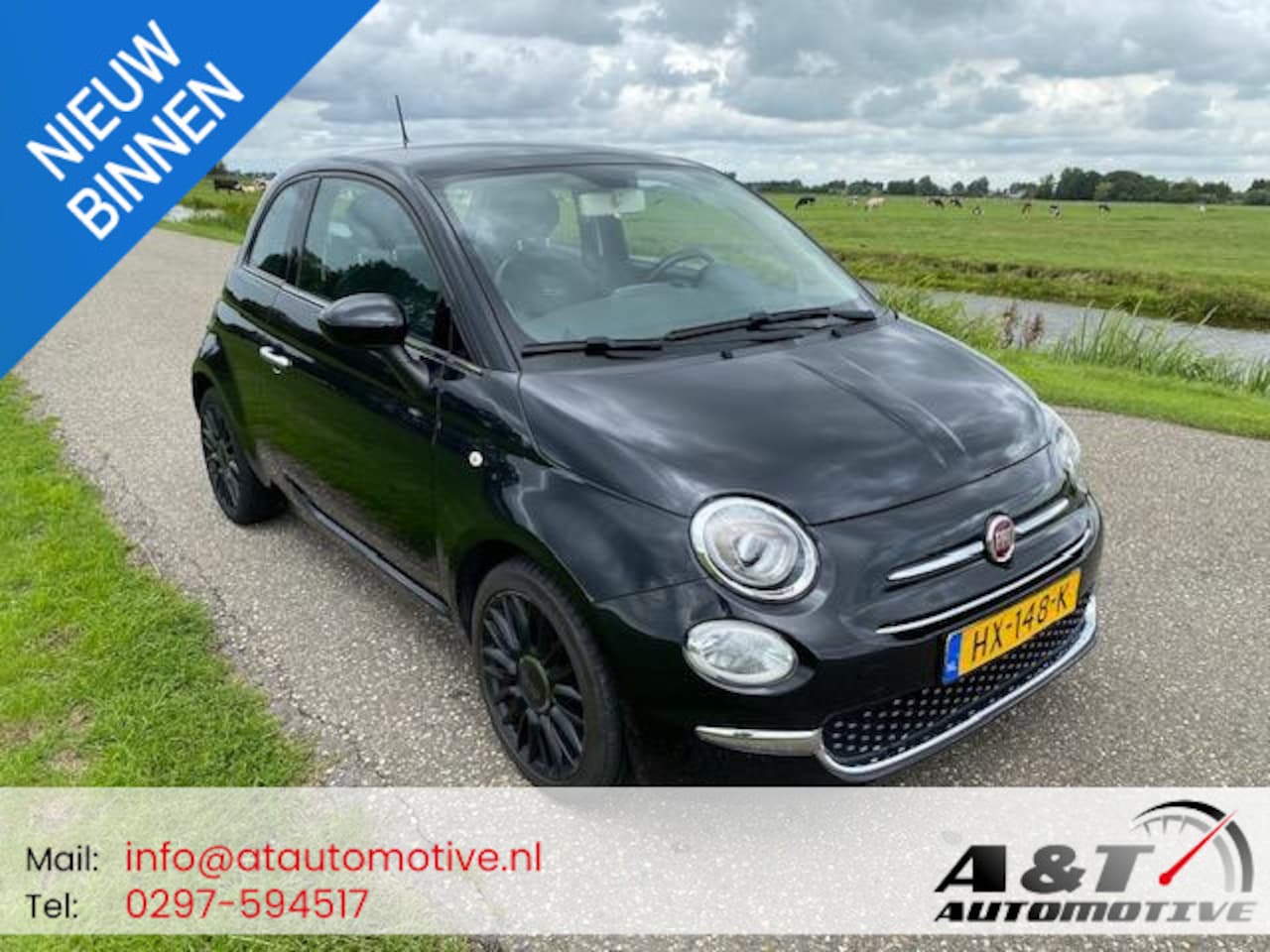 Fiat 500 - 0.9 TwinAir Turbo Lounge 2016/leder/nw model/airco - AutoWereld.nl