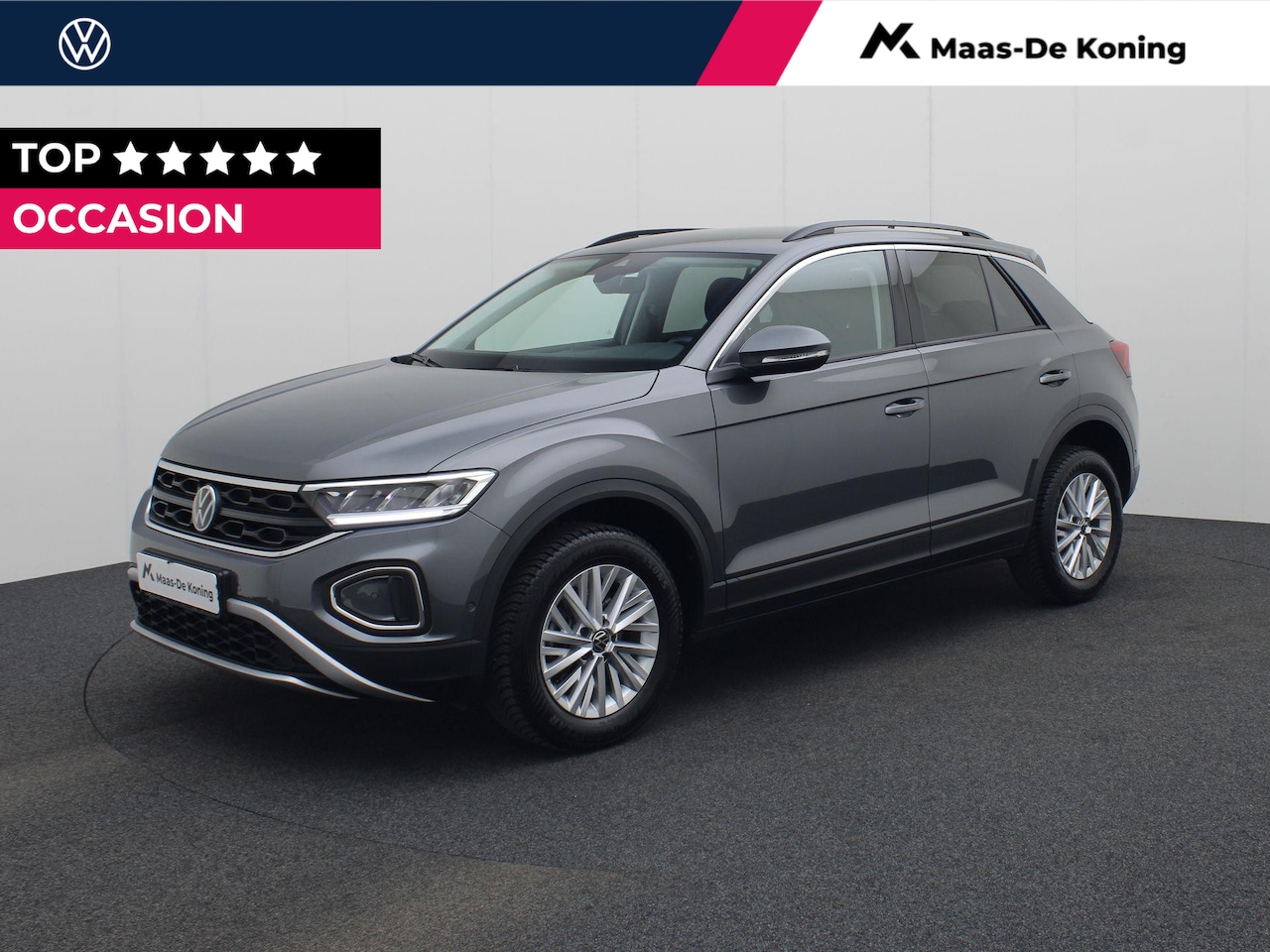 Volkswagen T-Roc - 1.0TSI/116PK Life · Apple/Android · Parkeersensoren · LED · Garantie tot januari 2027 - AutoWereld.nl