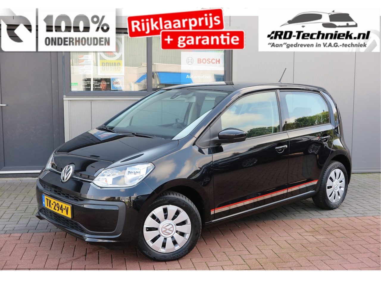 Volkswagen Up! - 1.0 BMT move up! 1.0 BMT 60pk move up! , DAB+ radio, Maps&More , Airco , etc Cruisecontrol tegen €550,- mee - AutoWereld.nl