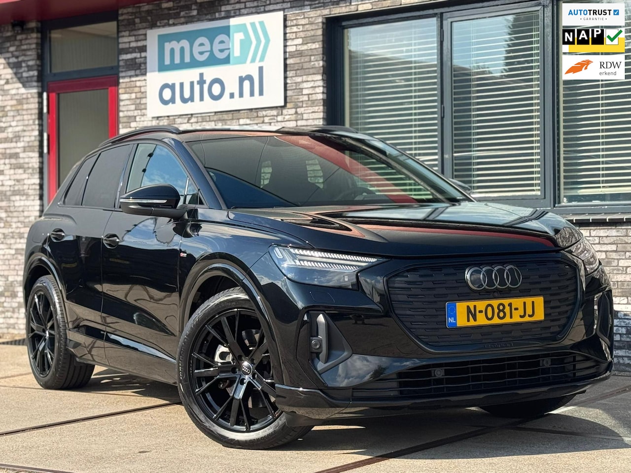 Audi Q4 e-tron - 40 S-LINE Competition 77 kWh RS-ZETELS l TREKHAAK l CAMERA l MATRIX l ADAPT.CRUISE l CARPL - AutoWereld.nl