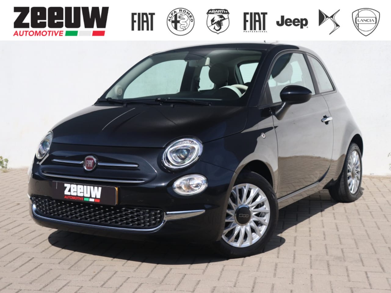 Fiat 500 - 1.0 Hybrid 70 PK Lounge | Carplay | Cruise | 15" - AutoWereld.nl