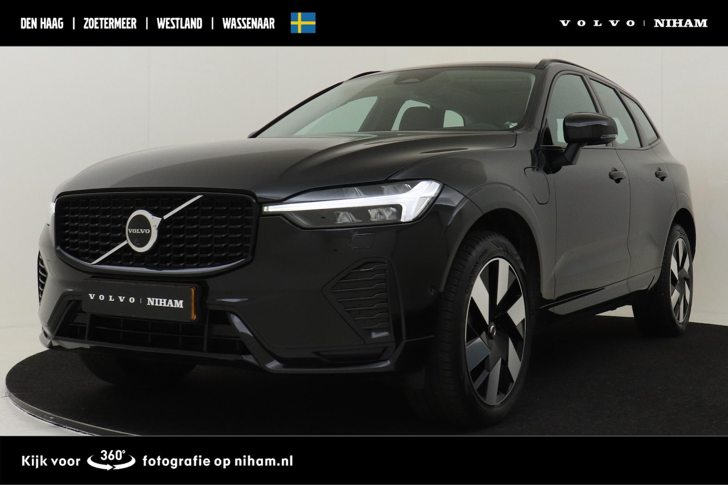 Volvo XC60 - T6 PLUG-IN HYBRID AWD ULTRA DARK -PANO.DAK|HARMAN/KARDON|ADAP.LED|360°CAM|TREKHAAK|HEAD-UP - AutoWereld.nl