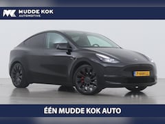 Tesla Model Y - Performance AWD 75 kWh | ACC | Panoramadak | 360° Camera | Getint Glas | Leder | 21 Inch