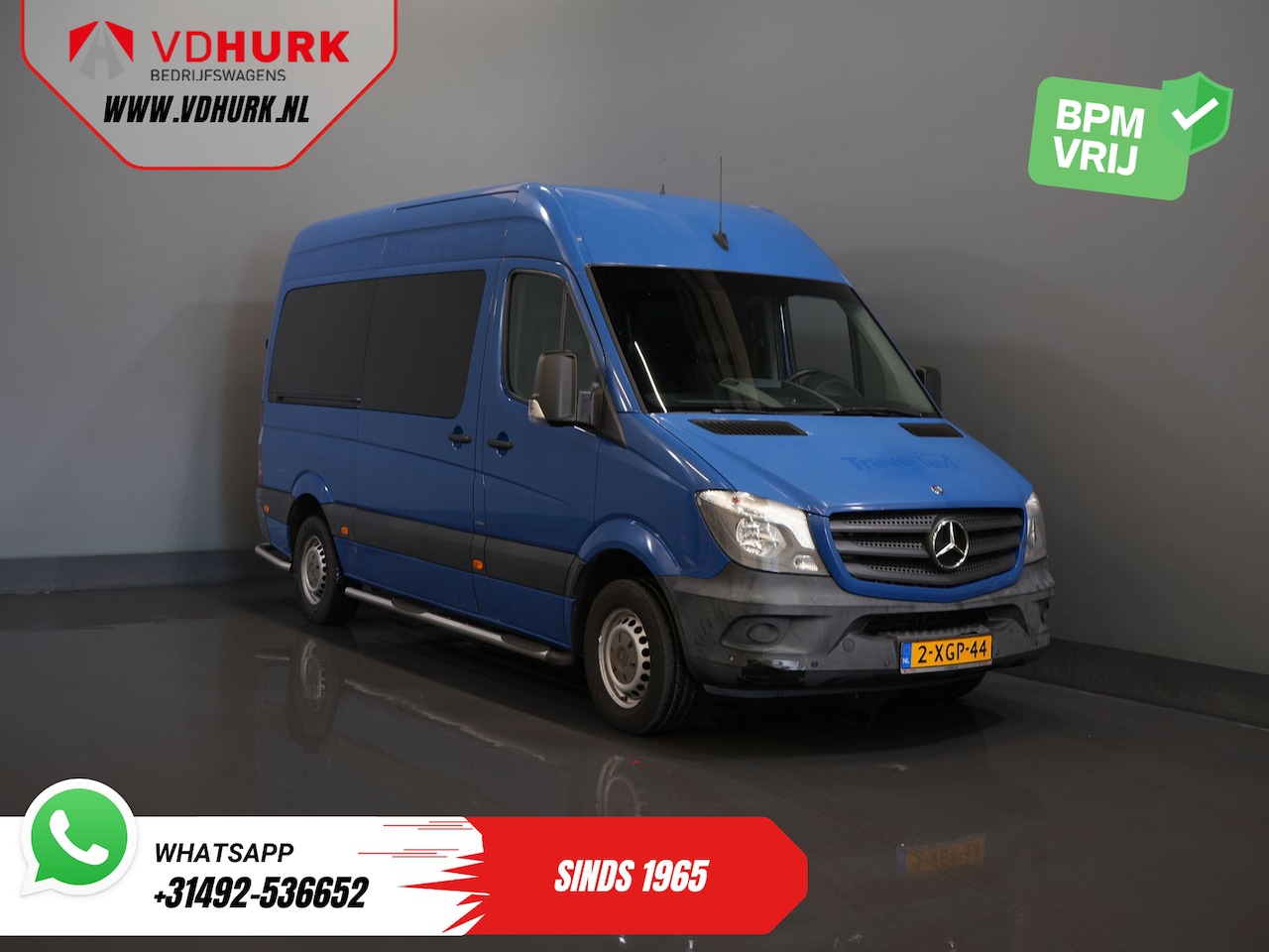 Mercedes-Benz Sprinter - 213 2.2 CDI Aut. L2H2 €11.979 Incl. BTW, BPM Vrij EXPORT Rijdt Goed/ Combi/ 9 Persoons/ Ko - AutoWereld.nl