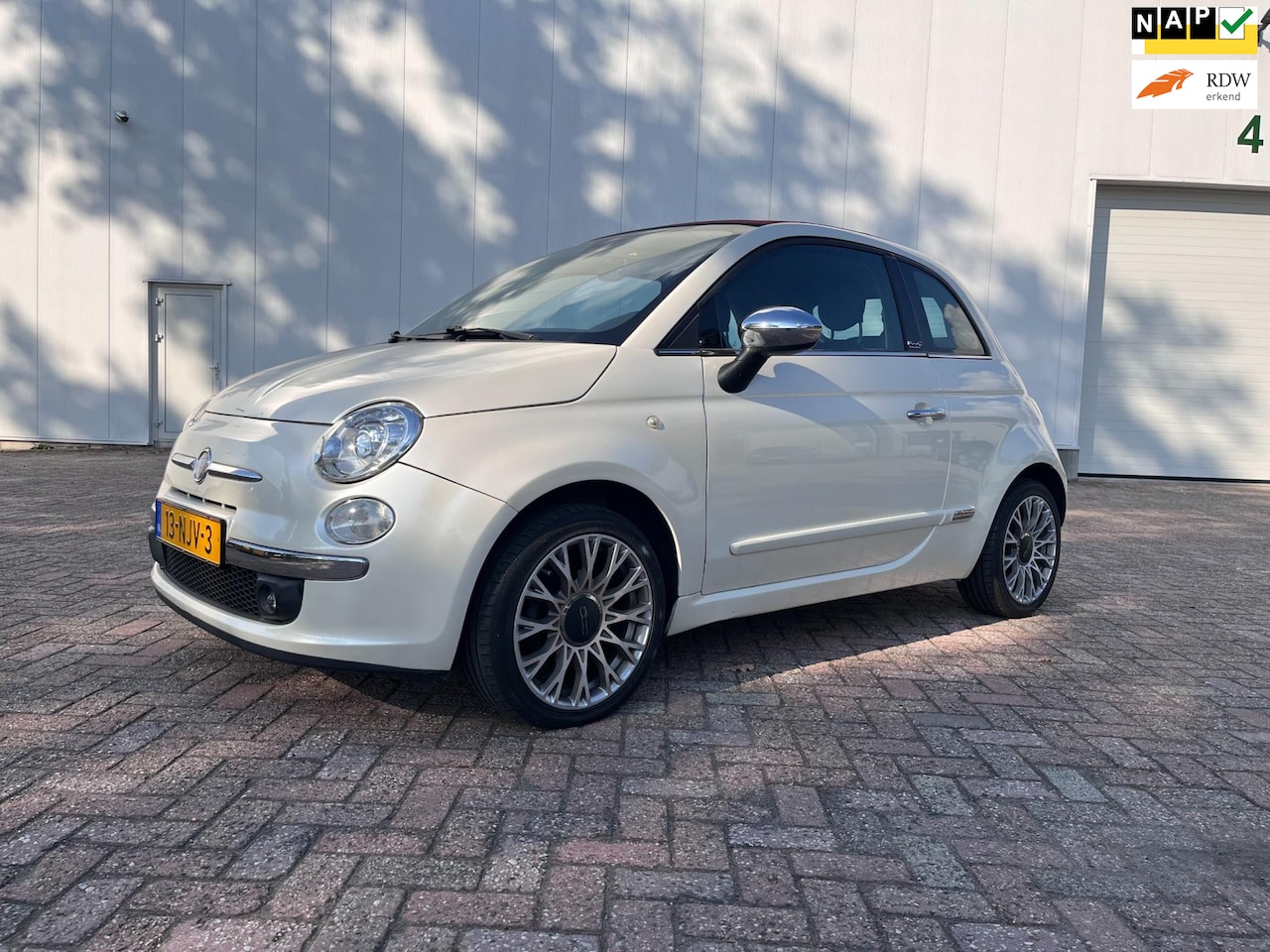Fiat 500 C - 1.2 Rock open dak airco 2010 NL auto apple carplay navigatie - AutoWereld.nl