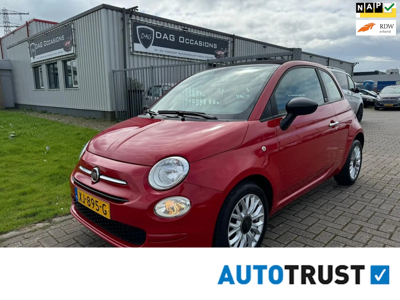 Fiat 500 C - 0.9 TwinAir Turbo Popstar AIRCO|LED|CRUISE|LM VELGEN - AutoWereld.nl