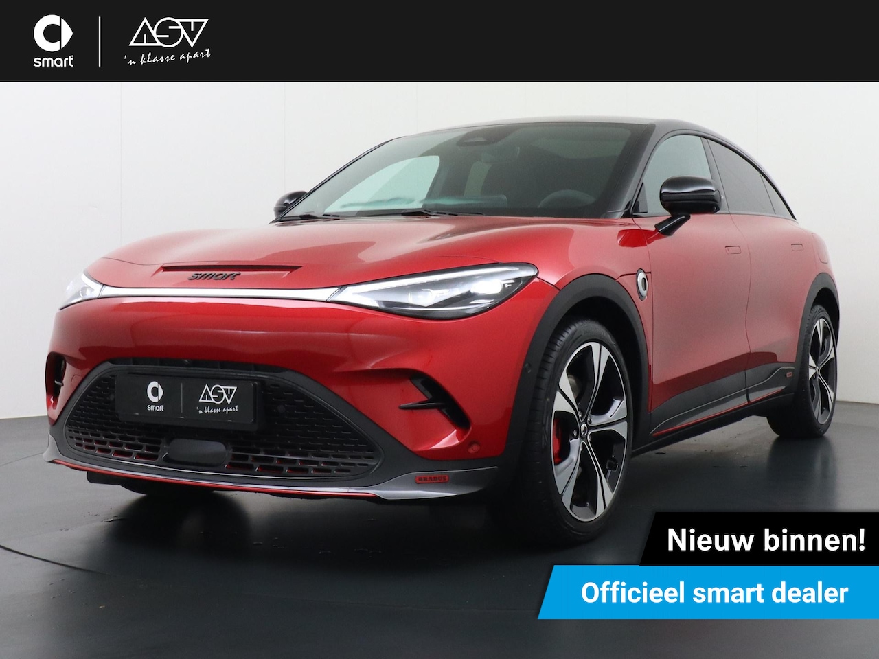 Smart #3 - BRABUS 66 kWh Accu AWD | Warmtepomp | Halo Roof | Head-Up Display | Stoelverwarming | Adap - AutoWereld.nl