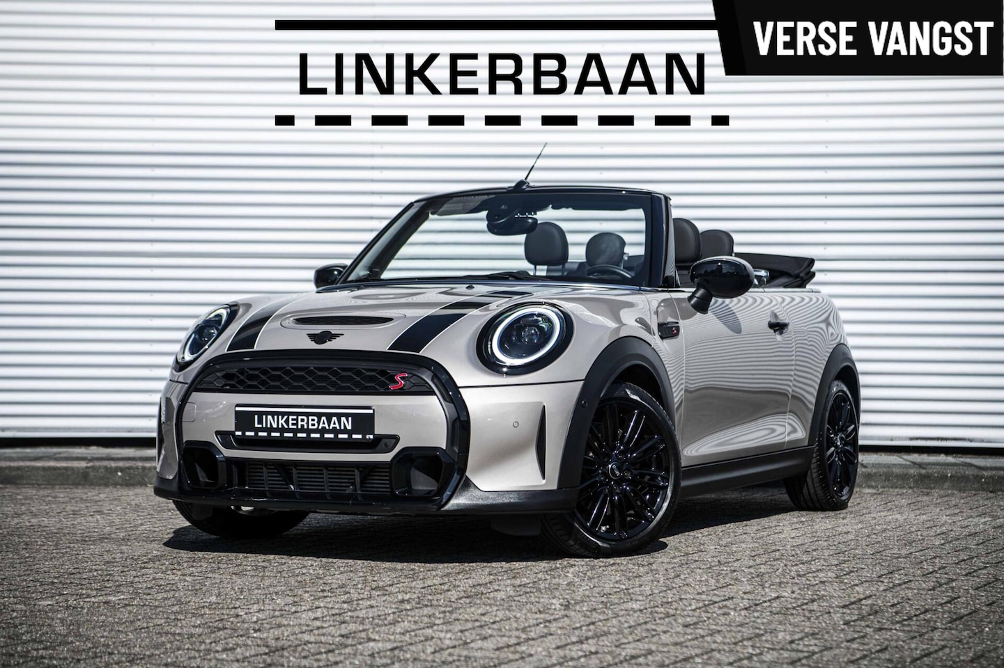 MINI Cabrio - 2.0 Cooper S | Black Pack | HUD | H&K | Camera | Fabrieksgarantie | - AutoWereld.nl