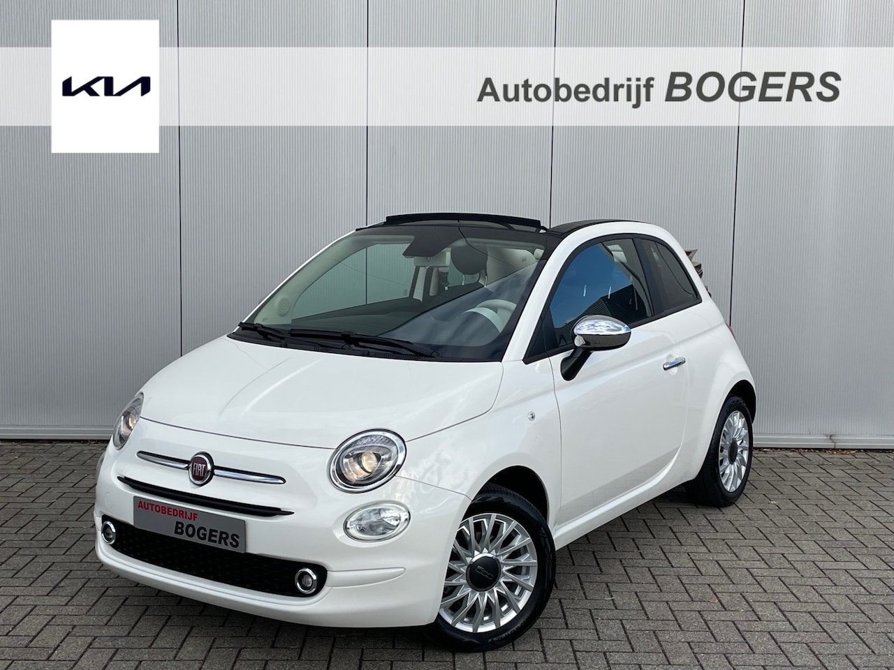 Fiat 500 C - 1.0 Hybrid Dolcevita Navigatie, Climate Control, Cruise Control, 15"Lm, Mistlampen, - AutoWereld.nl