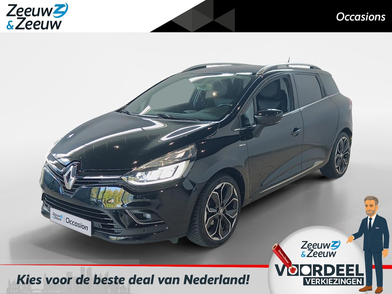Renault Clio Estate - 0.9 TCe Bose *Navi+Camera*Climate Control*Parkeersensoren*Bose audio*Keyless Entry*Stoelve - AutoWereld.nl