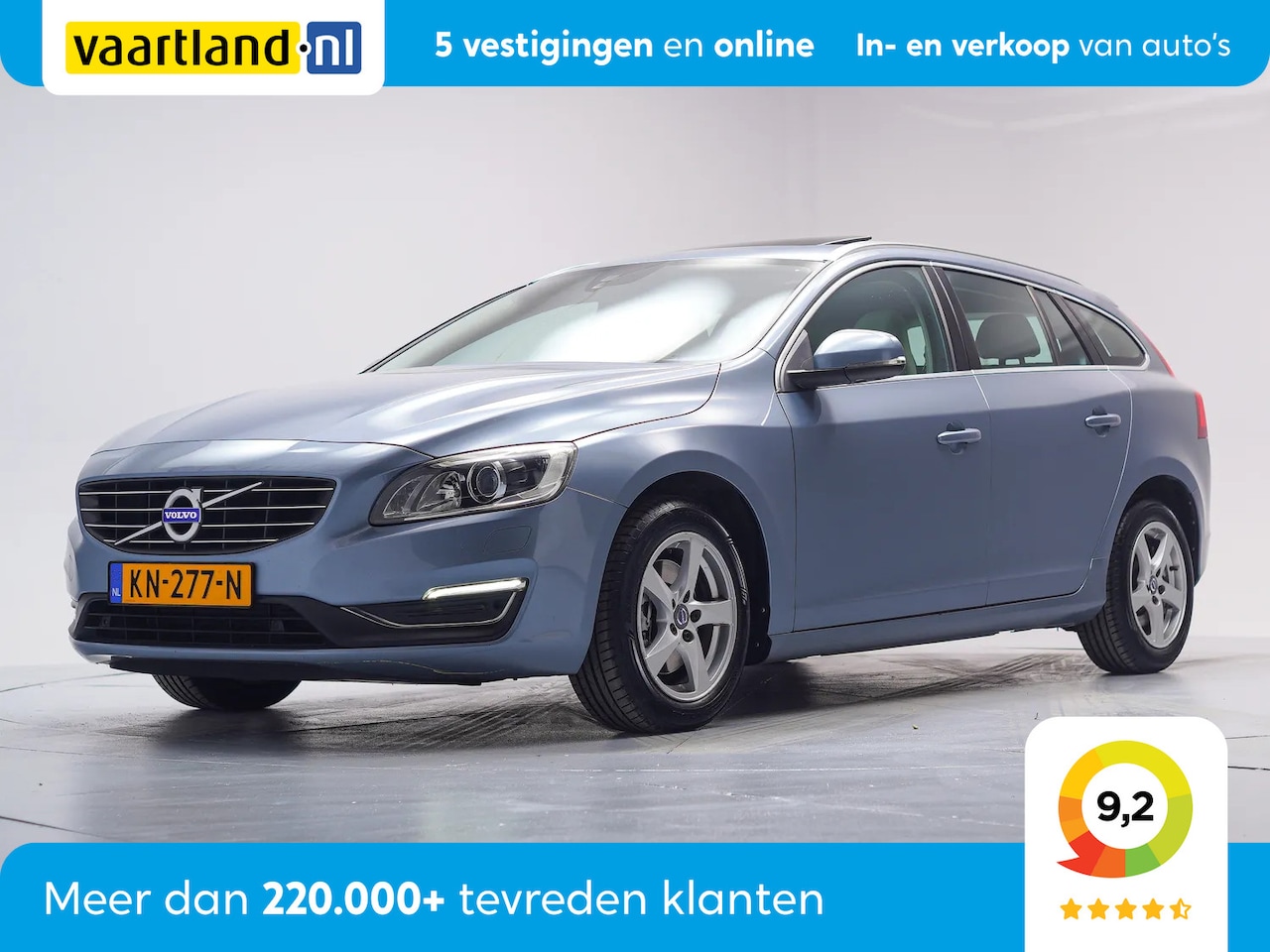 Volvo V60 - 2.0 D3 Nordic+ [ Xenon Navi Leer Schuifdak ] - AutoWereld.nl