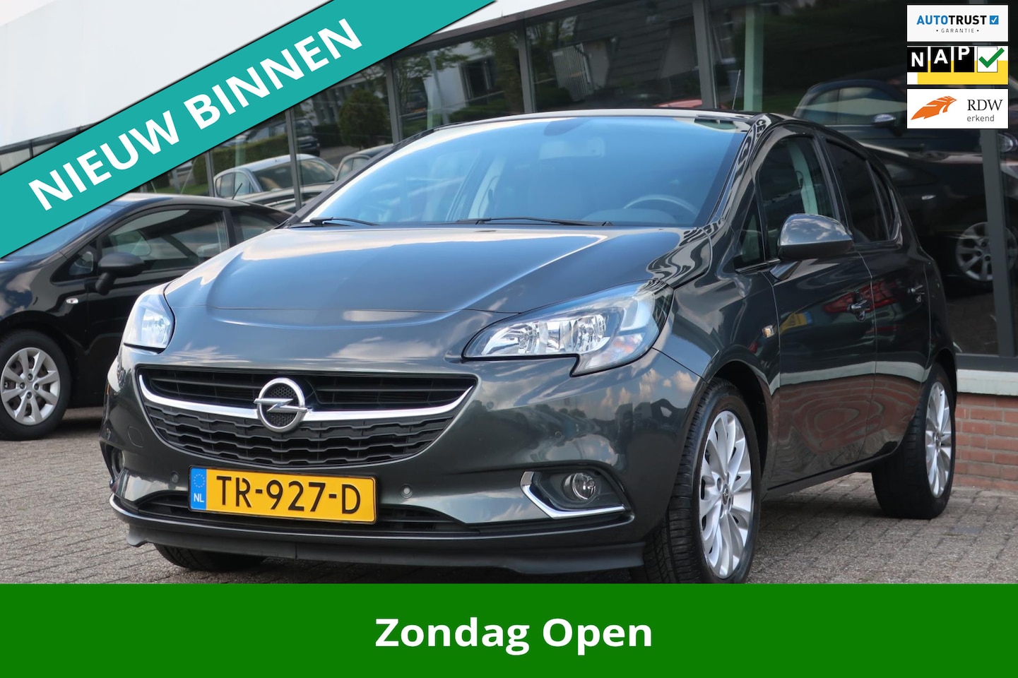 Opel Corsa - 1.0 Turbo Online Edition LED_PDC V+A_NAVI_CAM_NL-AUTO_NAP. - AutoWereld.nl