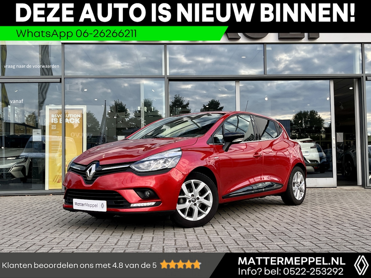 Renault Clio - 0.9 TCe 90 Limited | Afn.Trekhaak | NL Auto | Parkeersensoren | Navigatie | Keyless | DAB - AutoWereld.nl