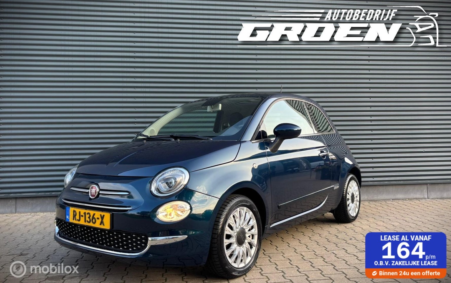 Fiat 500 - 0.9 TwinAir Lounge 7.000KM NAP|APPLECARPLAY|CRUISE - AutoWereld.nl