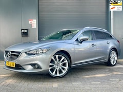 Mazda 6 Sportbreak - 2.0 HP GT-M NAP BOSE LEER KEYLESS MEMORY SEATS NAVI BLUETOOTH CRUISE CLIMA CAMERA MF STUUR