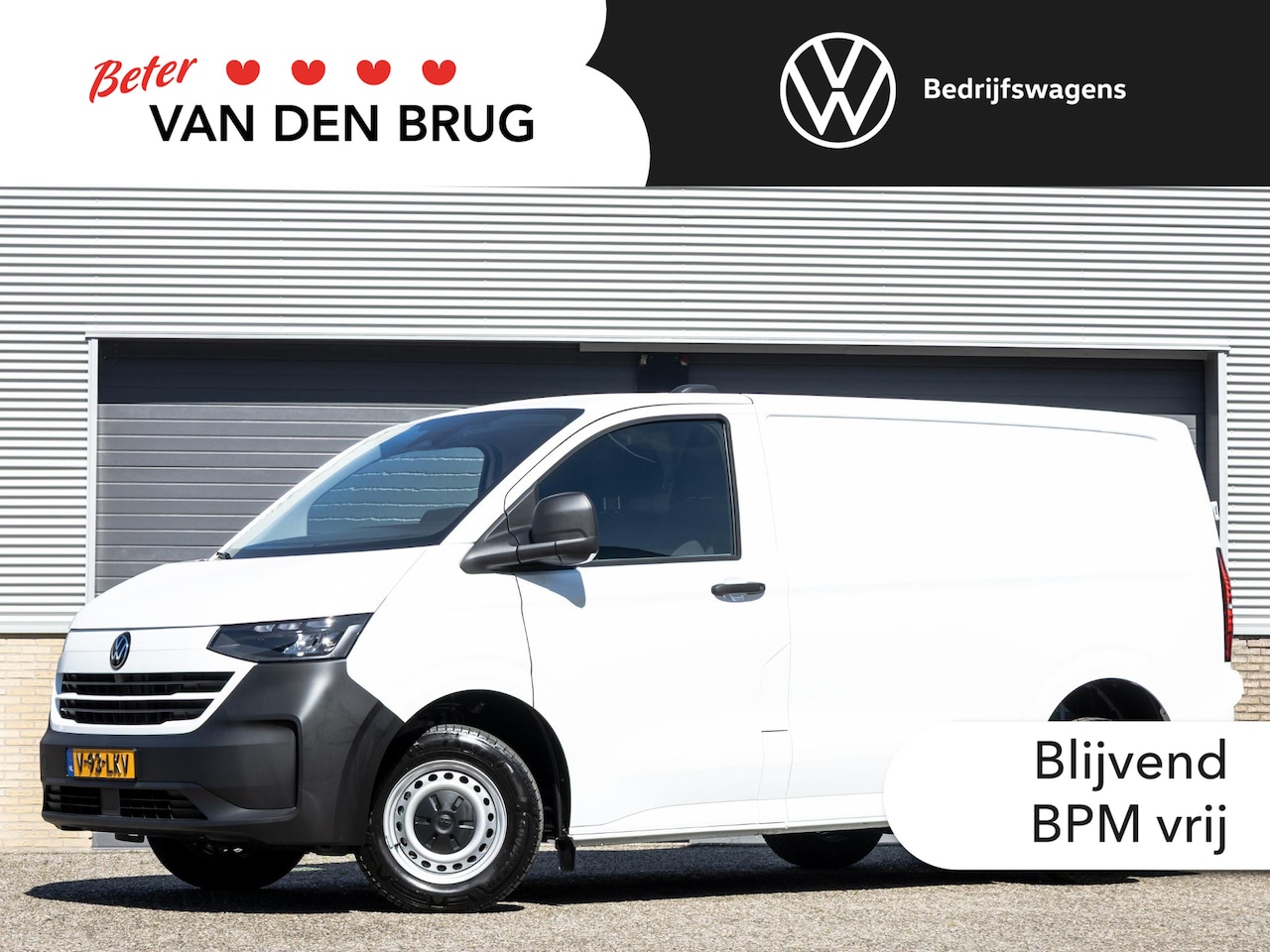 Volkswagen Transporter - T7 2.0 TDI 110pk L1H1 | Airco | Achterdeuren | Cruise control | Parkeersensoren | Navi App - AutoWereld.nl