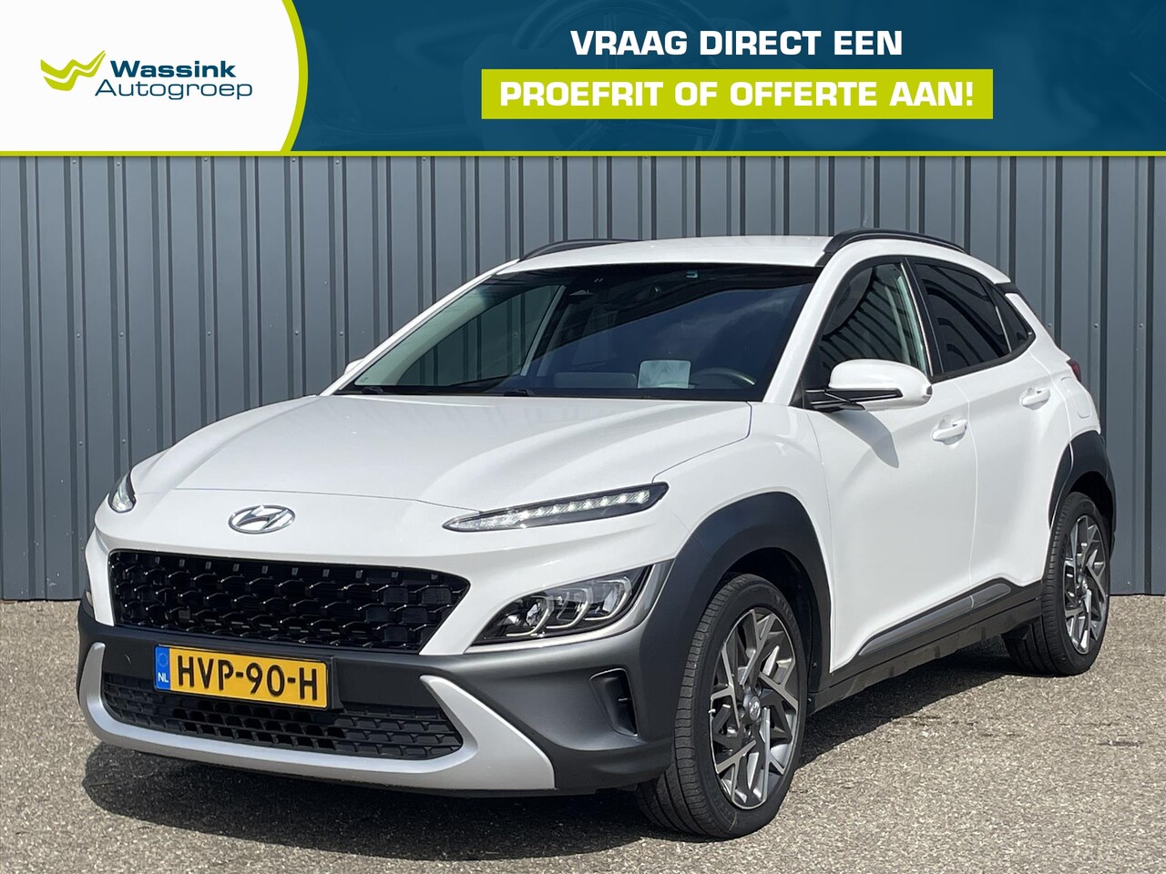 Hyundai Kona - 1.6 GDI HEV 141pk DCT Fashion I Cruise I Carplay I Navigatie I Camera I DAB I Headup Displ - AutoWereld.nl