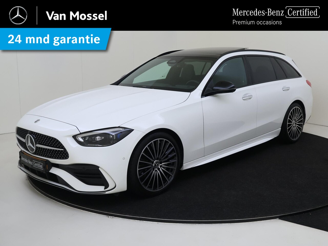 Mercedes-Benz C-klasse Estate - 180 AMG Line /Panoramadak /Night pakket /19 Inch /Head-up display - AutoWereld.nl