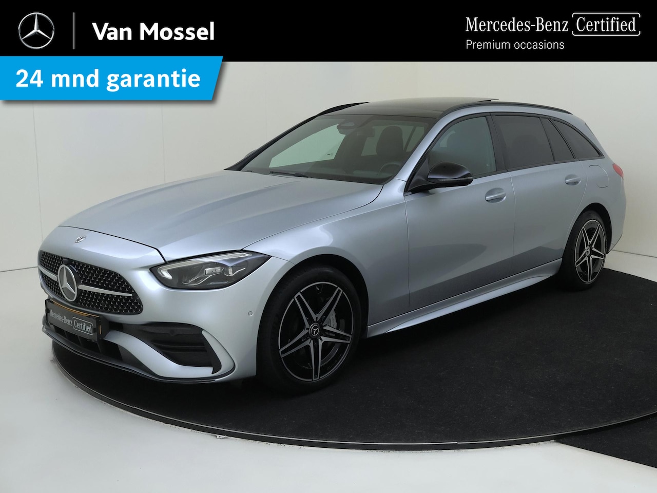 Mercedes-Benz C-klasse Estate - 300 e AMG Line / Panoramadak/ Night/ El. Trekhaak - AutoWereld.nl