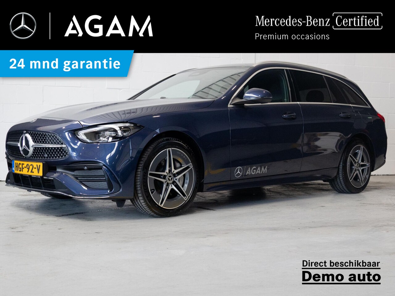 Mercedes-Benz C-klasse Estate - 300 e Star Edition AMG Line Panorama dak | Trekhaak - AutoWereld.nl