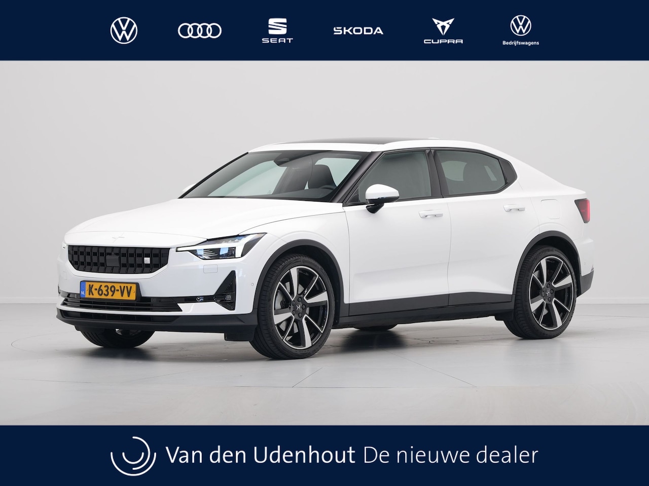 Polestar 2 - Long Range Dual Motor 408pk Launch Edition 78kWh Panorama Navigatie 360 camera Stoelverwar - AutoWereld.nl