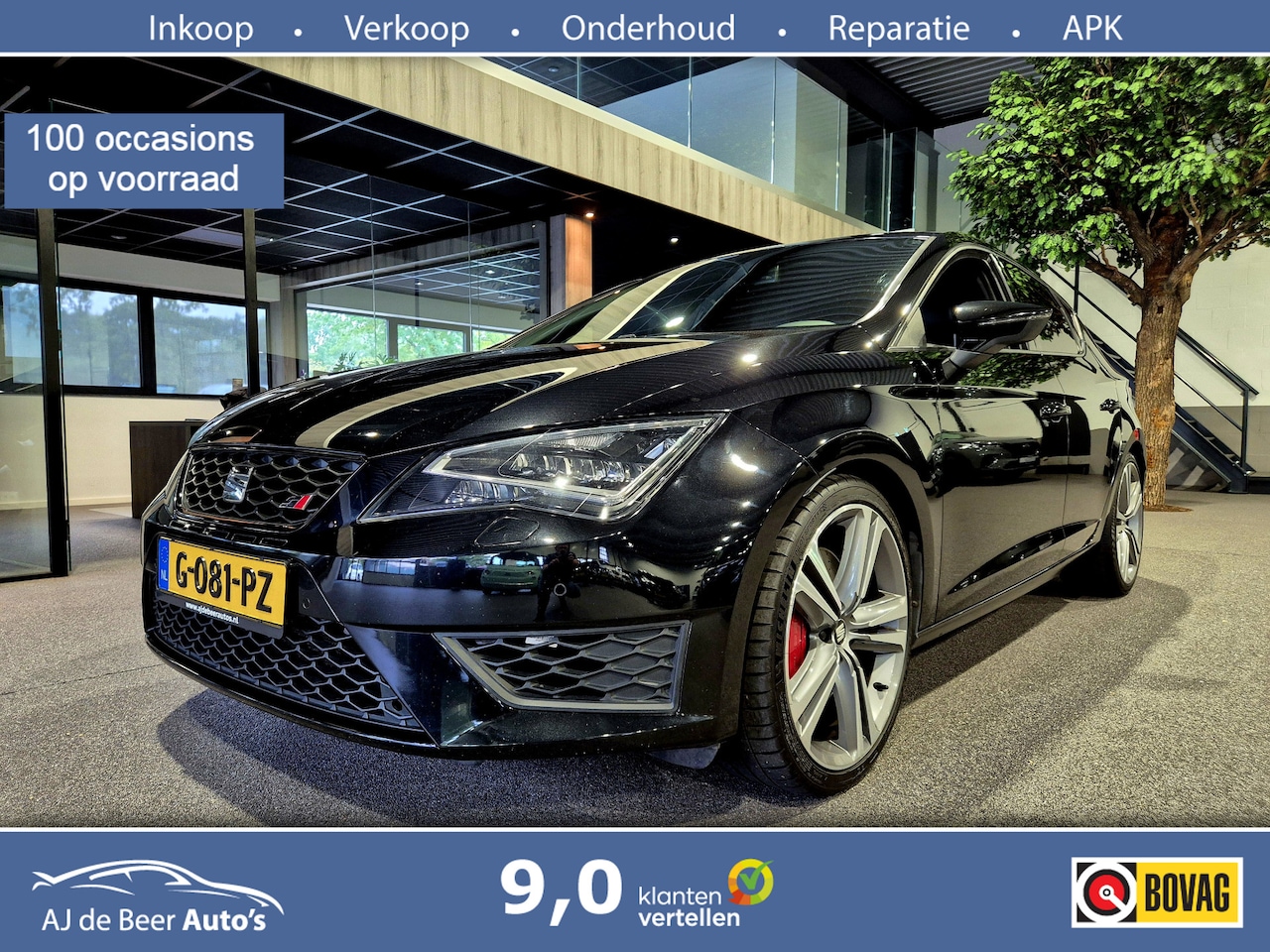 SEAT Leon - 2.0 TSI Cupra 280 Volleder | 19" | LED | Navi | Stoelverw. - AutoWereld.nl