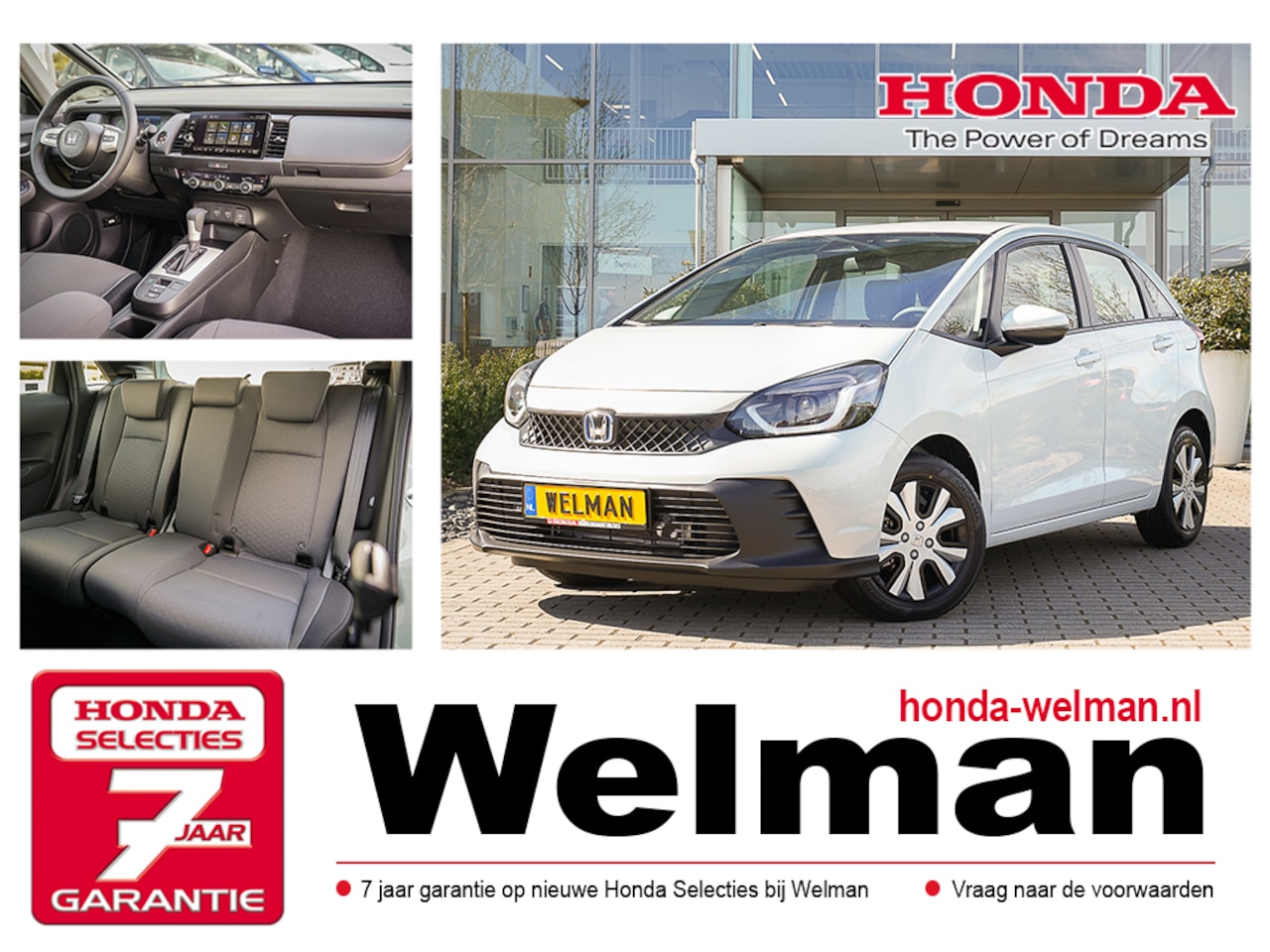 Honda Jazz - 1.5i e:HEV ELEGANCE - NIEUW - 122 PK - FULL HYBRID - AUTOMAAT - AutoWereld.nl