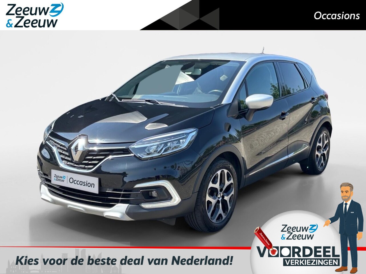 Renault Captur - 150PK TCe Intens Automaat | Trekhaak (1200 KG) | Camera | Parkeersensoren | Navi | Climate - AutoWereld.nl