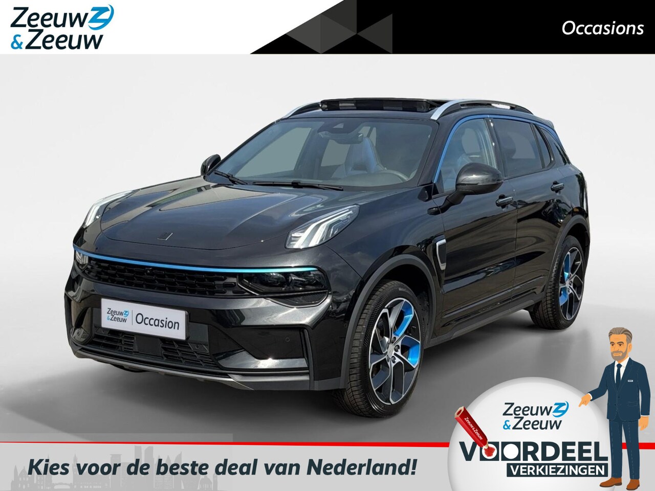 Lynk & Co 01 - 1.5 PHEV Automaat | Schuif-Kantel Dak | 360 Camera | Stoelverwarming | Elektrische Achterk - AutoWereld.nl