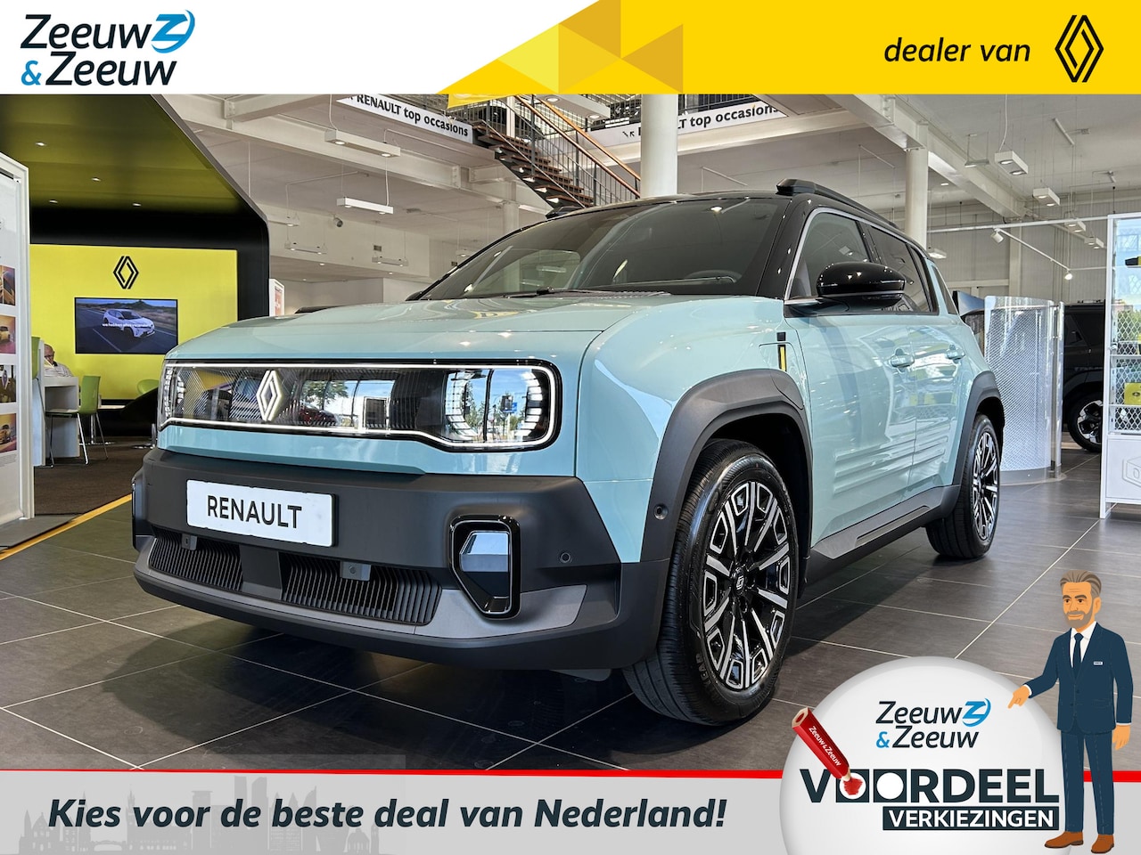 Renault 4 - comfort range iconic 52 kWh | Profiteer nu van €1000,- orderpremie | 409KM Actieradius | 1 - AutoWereld.nl