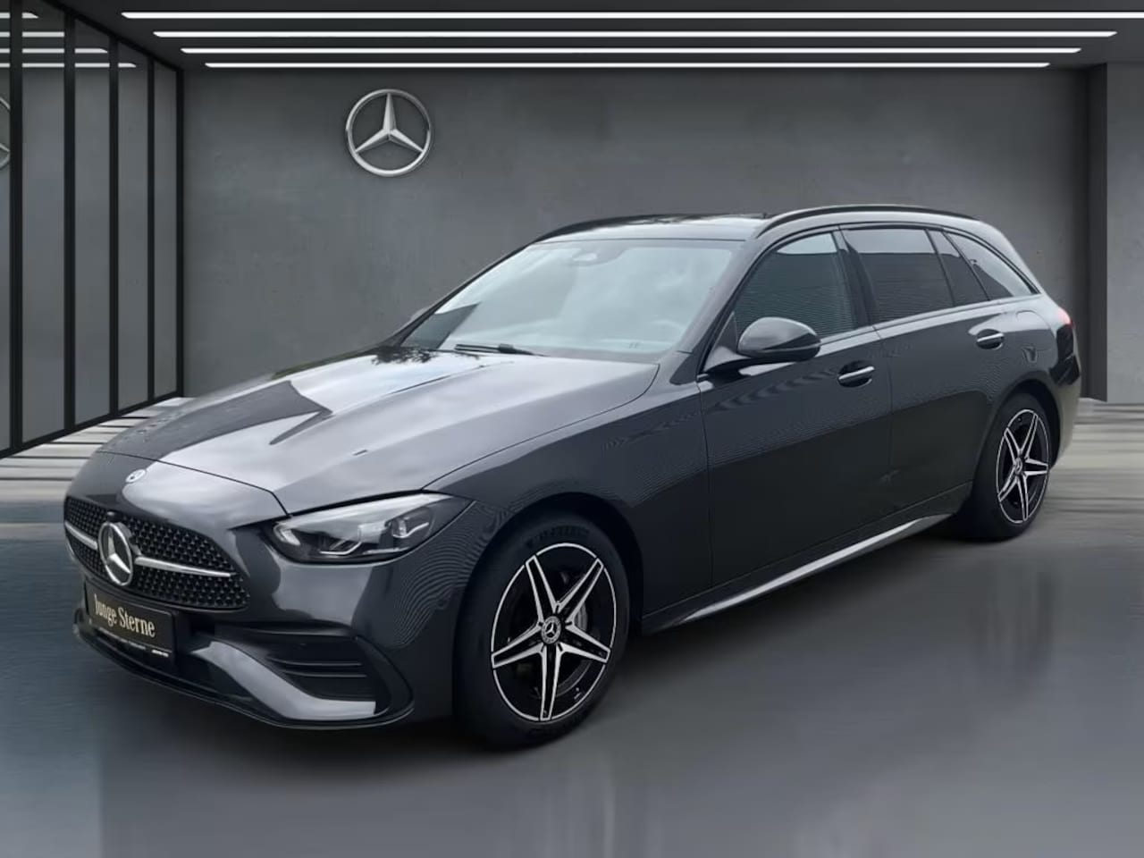 Mercedes-Benz C-klasse Estate - 300e AMG ** LED, MBUX+, PANO, TREKH, WINTER-, MEMORY-, KEYLESS-PACK ** 1e EIG - UNFALLFREI - AutoWereld.nl