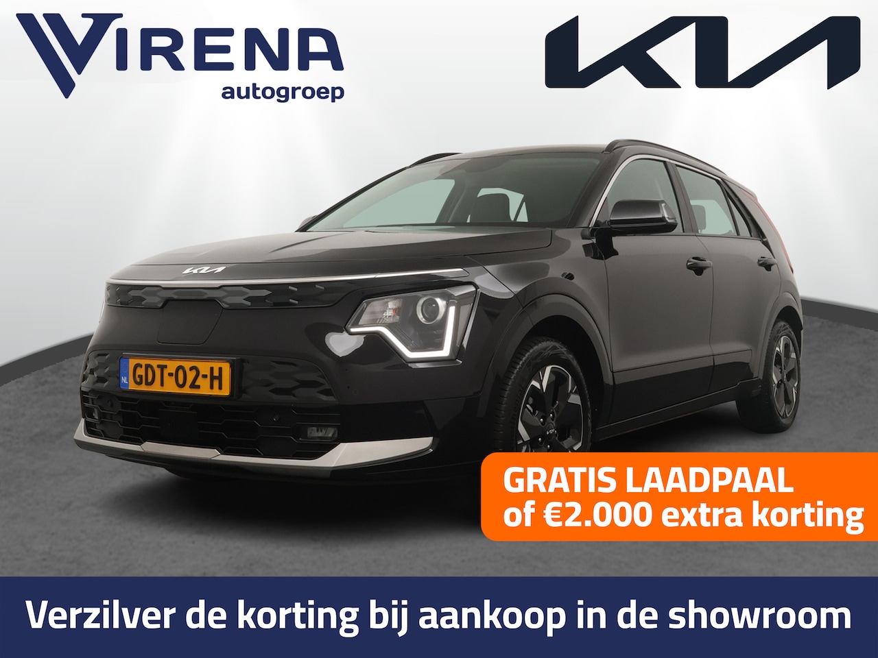 Kia Niro EV - DynamicLine 64.8 kWh - Navigatie - Adaptieve Cruise Control - Apple/Android Carplay - Clim - AutoWereld.nl