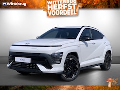 Hyundai Kona Electric - N Line 65.4 kWh Volledig Elektrisch met Navigatie, Lederen bekleding en Stoelverwarming Ui