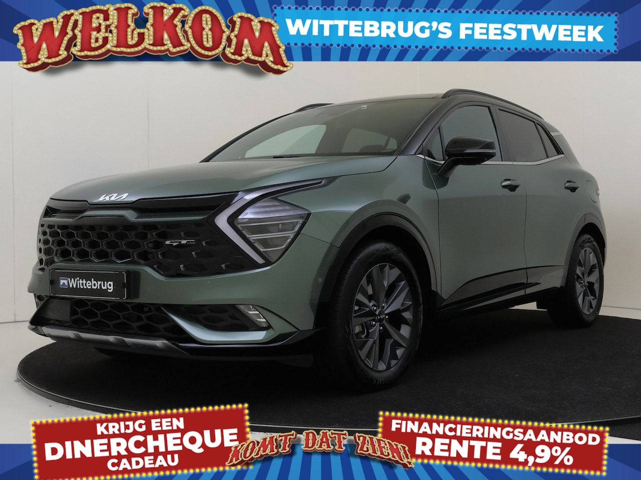 Kia Sportage - 1.6 T-GDi Hybrid GT-Line Full Hybride & luxe uitvoering! - AutoWereld.nl