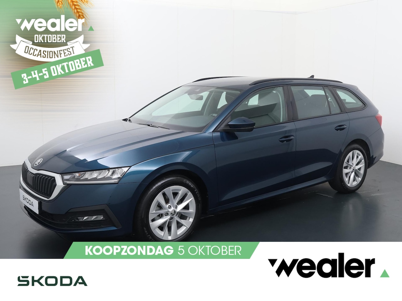 Skoda Octavia Combi - 1.0 e-TSI Business Edition | 110 PK | Automaat | Trekhaak | Parkeersensoren | Elektrische - AutoWereld.nl