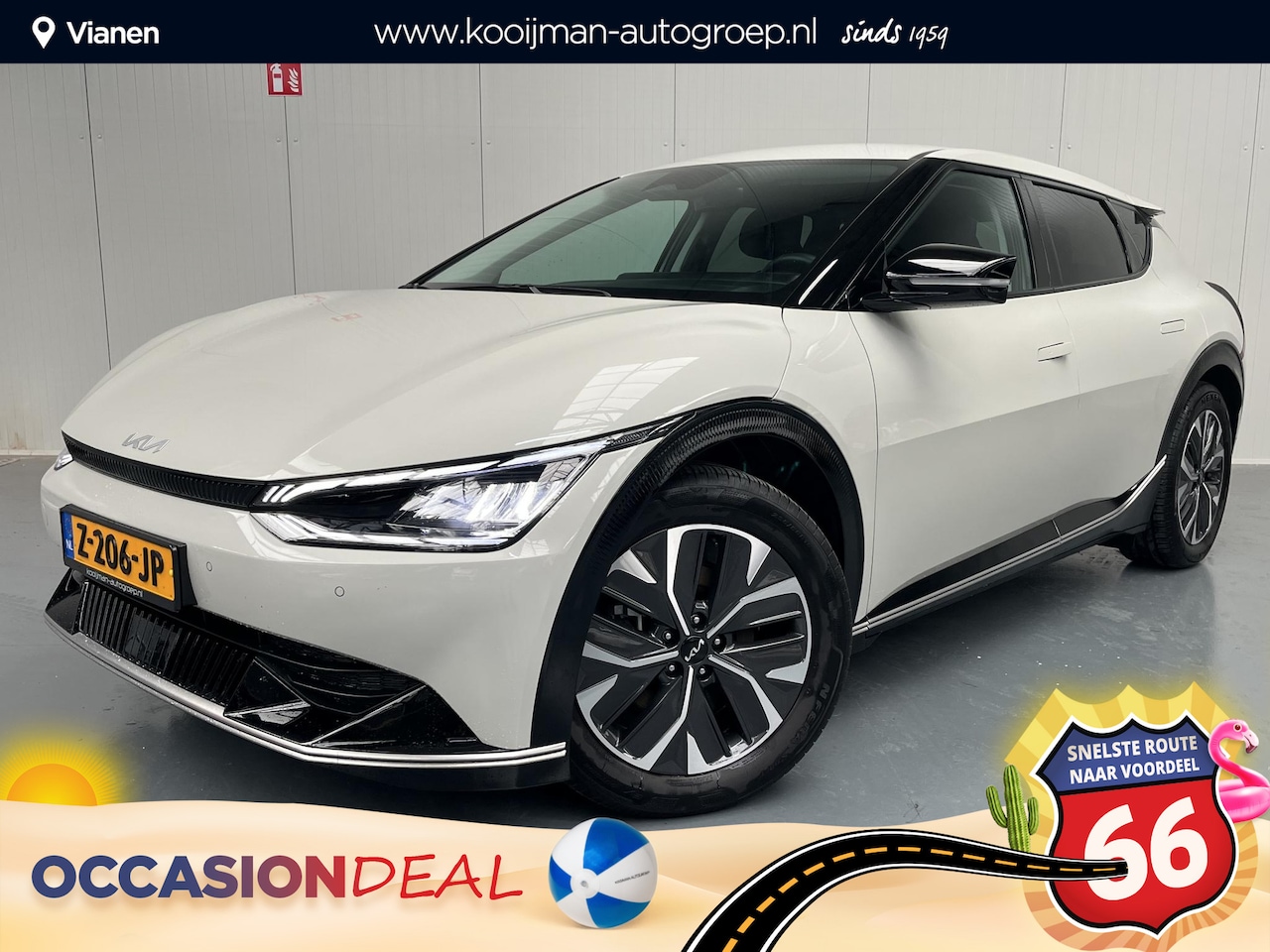 Kia EV6 - Plus 77.4 kWh met Afneembare Trekhaak en Unieke Kleur! - AutoWereld.nl