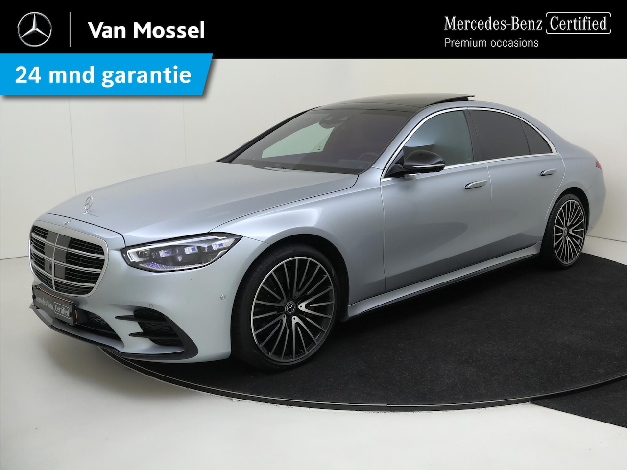 Mercedes-Benz S-klasse - 400d 4MATIC AMG Line Rijassistentiepakket/ memory v+a/ Stoelventilatie v+a/ Warmtecomfotpa - AutoWereld.nl